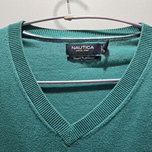 Nautical green sweater XL